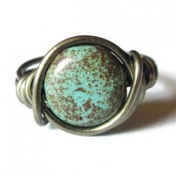 Boho Turquoise Ring Custom..